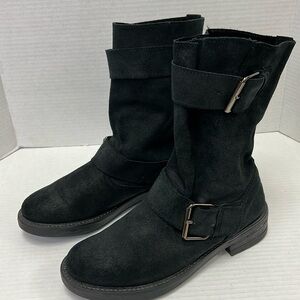 NEW Aldo Suede Moto Boots Size 8.5